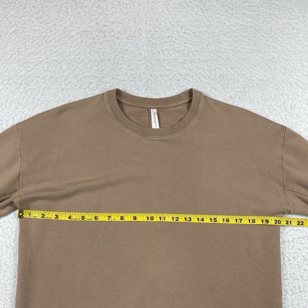 Babaton The Group Aritzia Sweatshirt Womens XXS Beige Tunic Pullover Athleisure - Picture 7 of 15